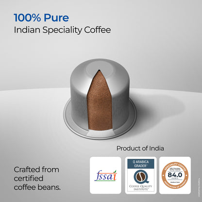 Atlantis Daylight Brew Coffee Capsules | Nespresso® Compatible | Profile Roasted | No Artificial Flavours | Medium Dark Roast | Intensity 8 | Cafe-Style Precision | Pack of 6