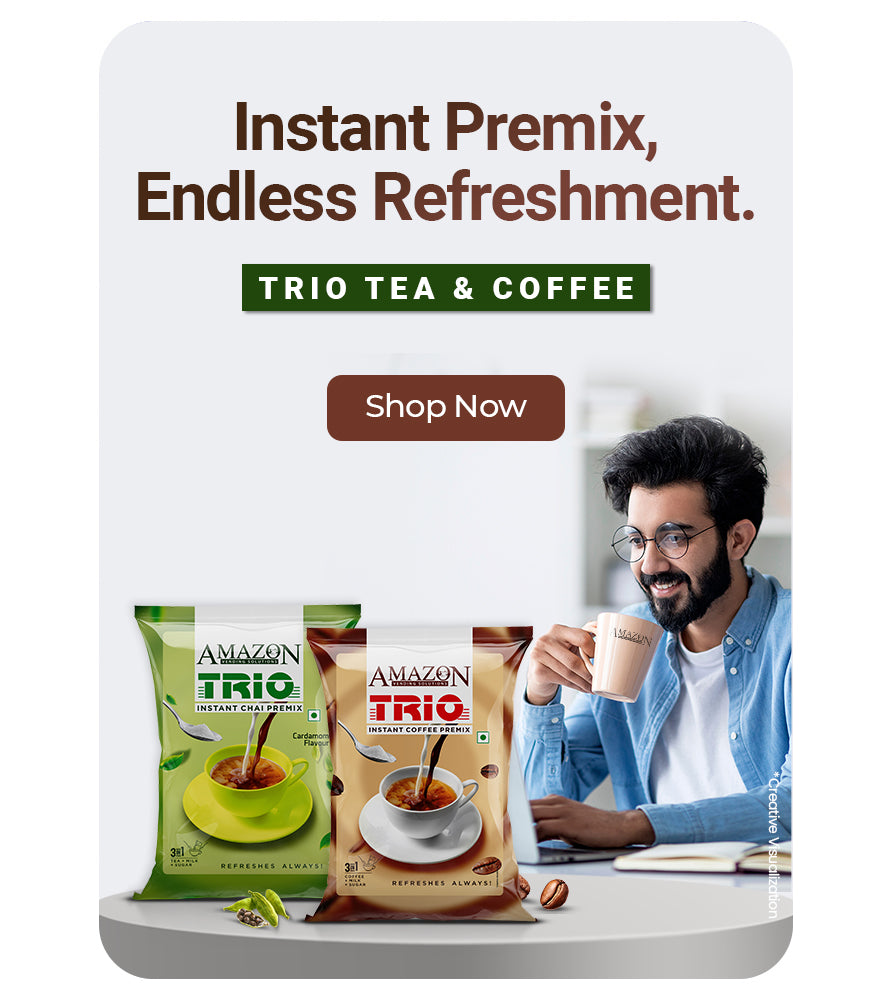 Triple Mix Tea Trio Tea Coffee Premix: Cut Costs, Not Flavor