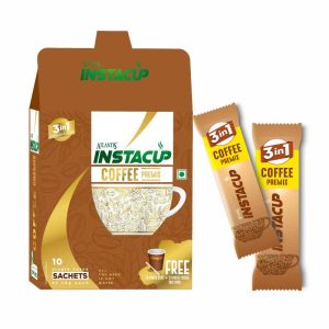 InstaCup Instant 3 in 1 coffee sachets
