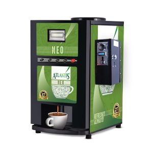 NEO 4 Lane Tea Coffee Vending Machine With Coin Operated