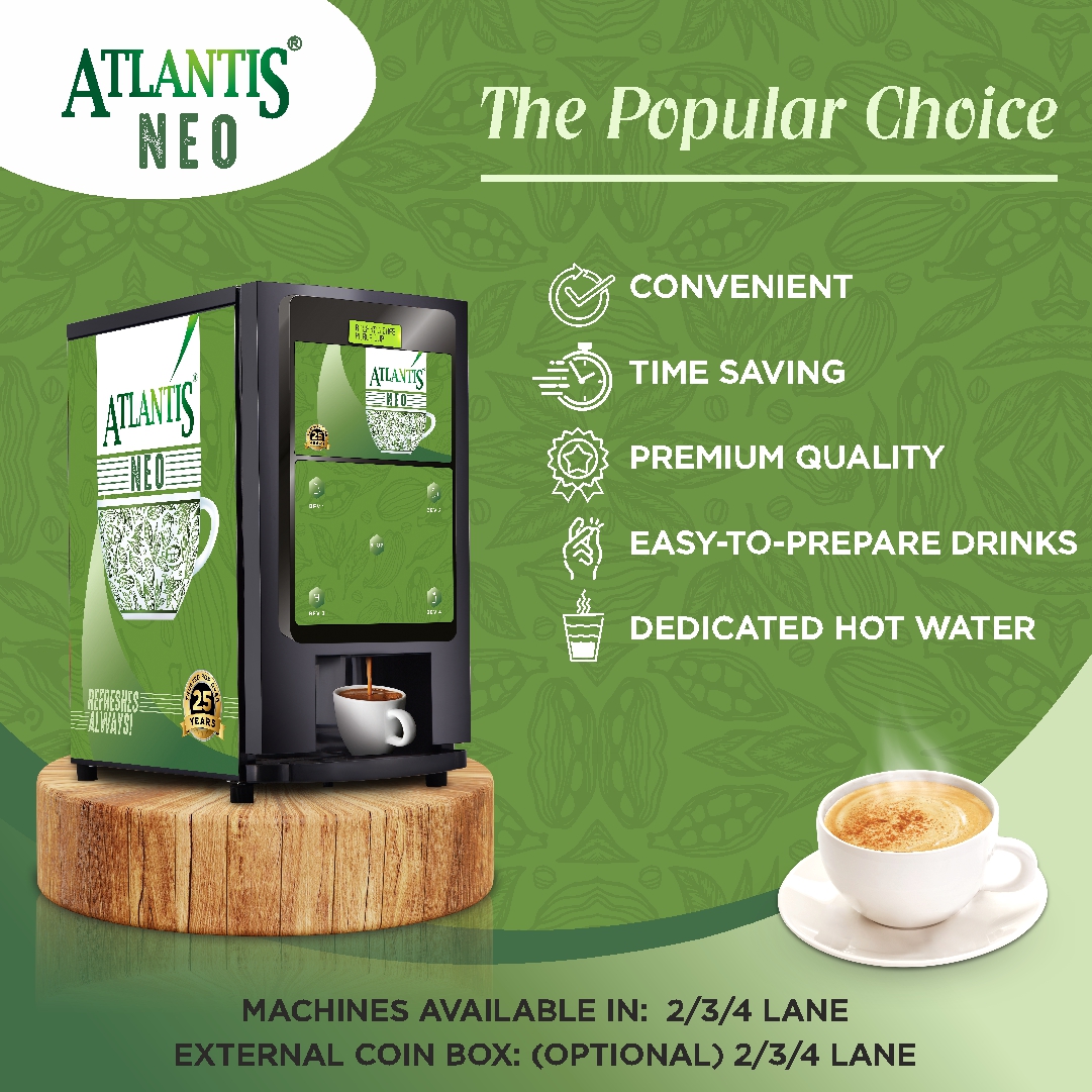 Atlantis Neo Tea Coffee Vending Machine