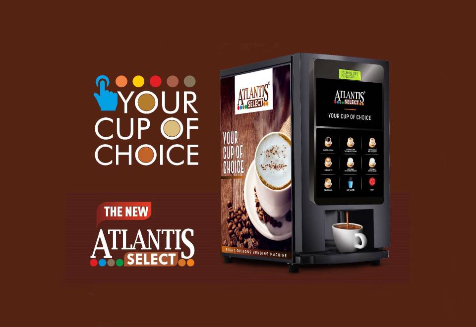 Atlantis Select Tea Coffee Vending Machine